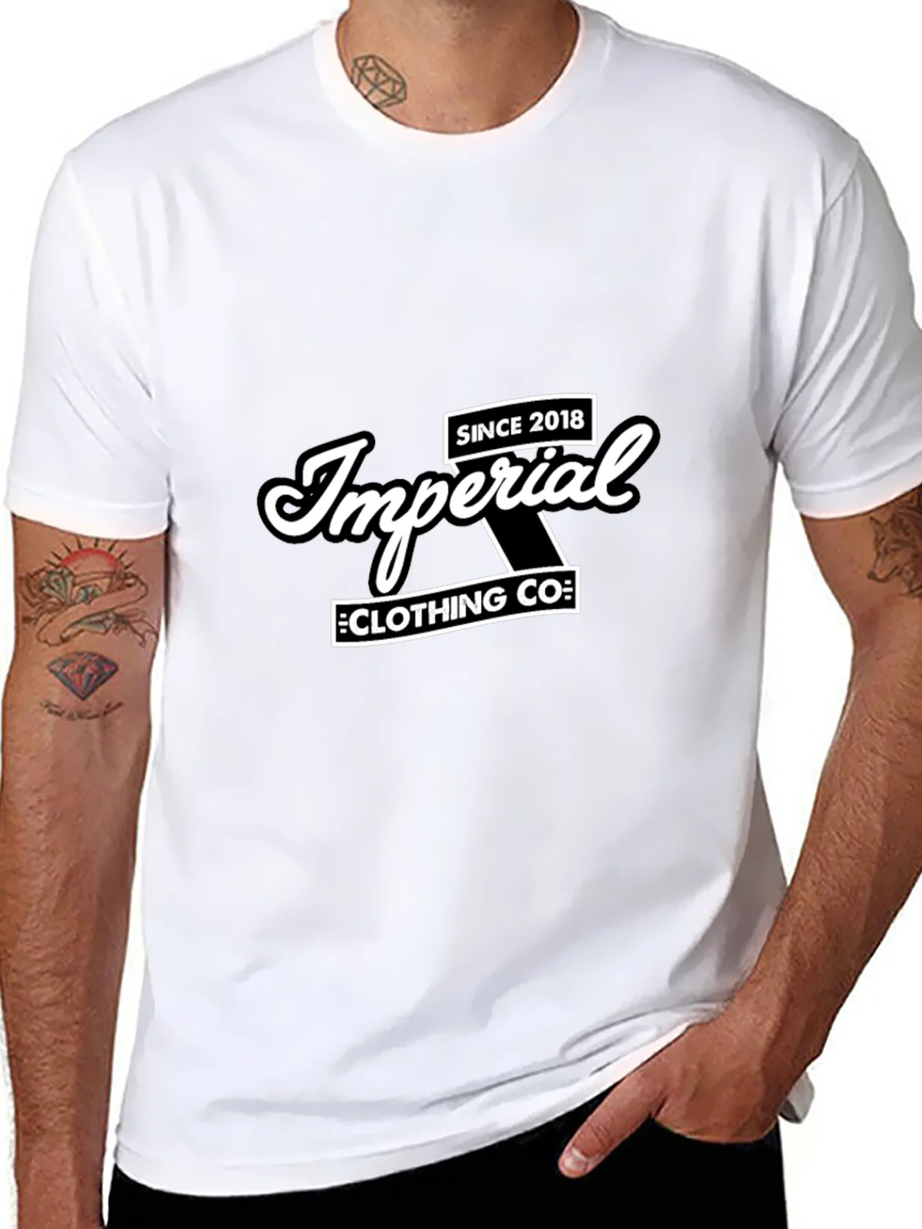 Imperial Clothing Co. Black Graphic Tee