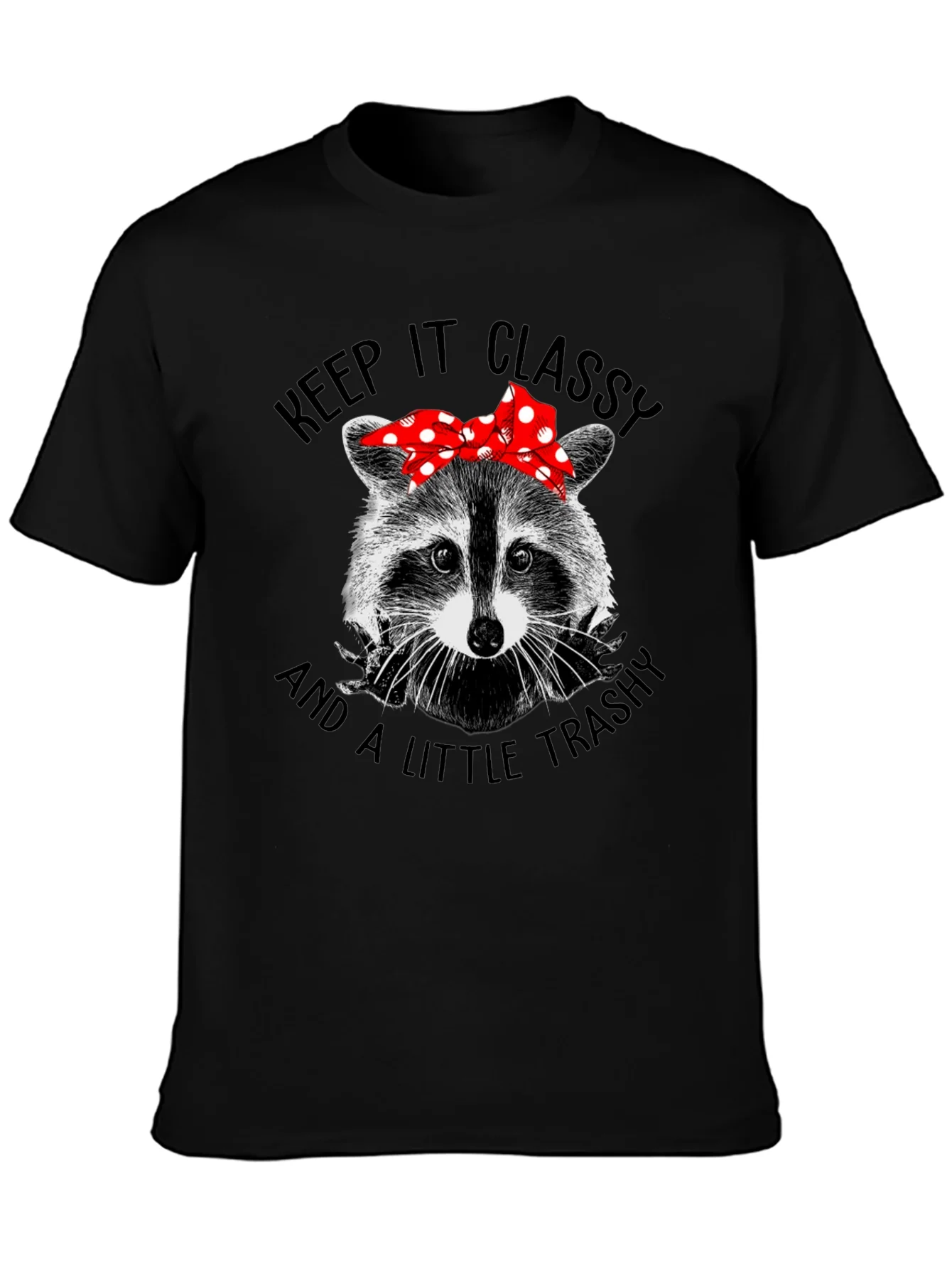 Classy Trashy Raccoon Graphic Tee