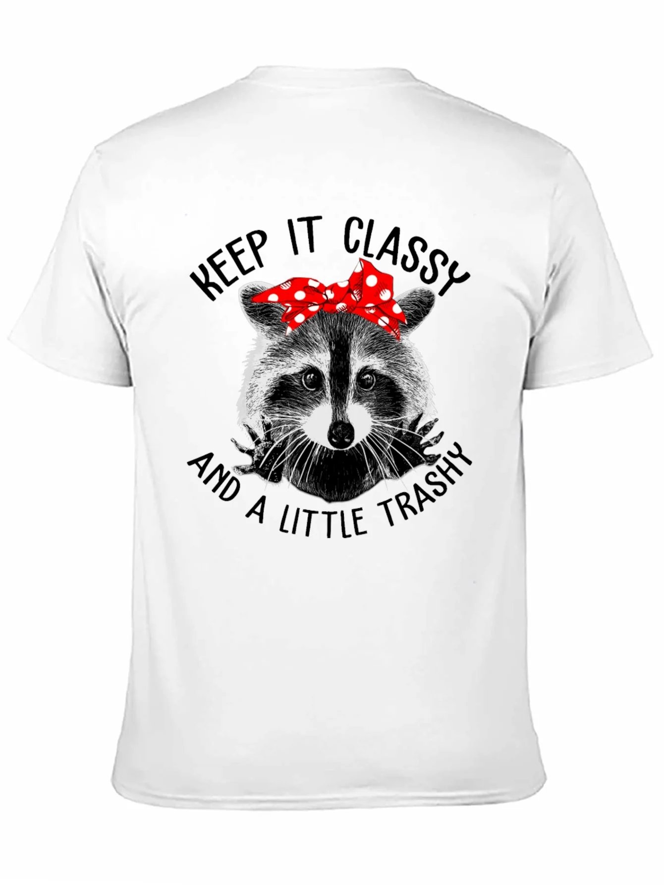 Classy Trashy Raccoon Graphic Tee