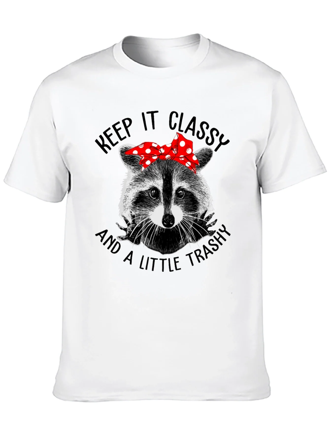 Classy Trashy Raccoon Graphic Tee