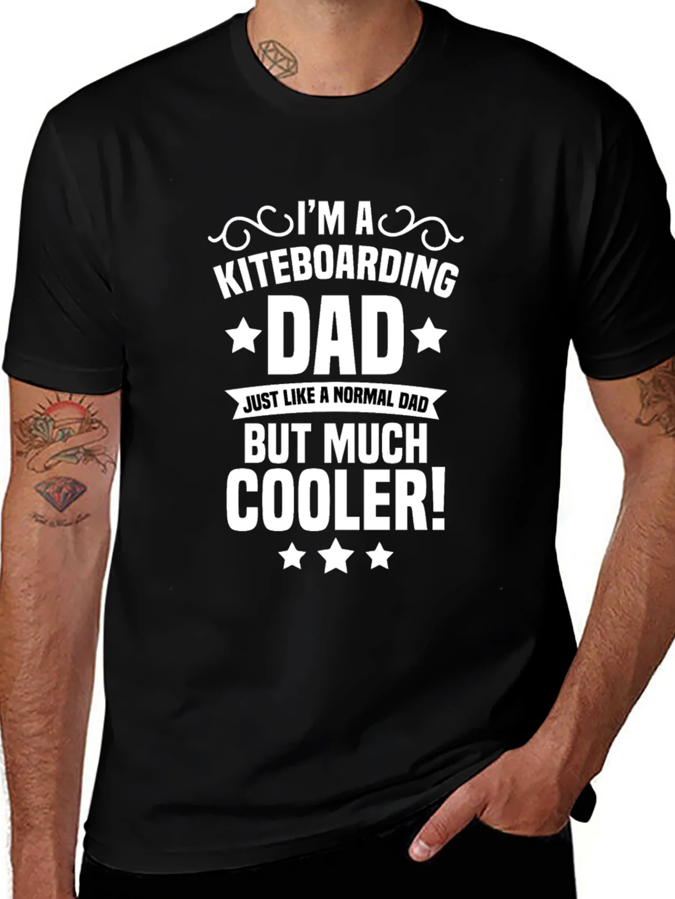 Kiteboarding Dad T-Shirt - Cool Fathers Day Gift
