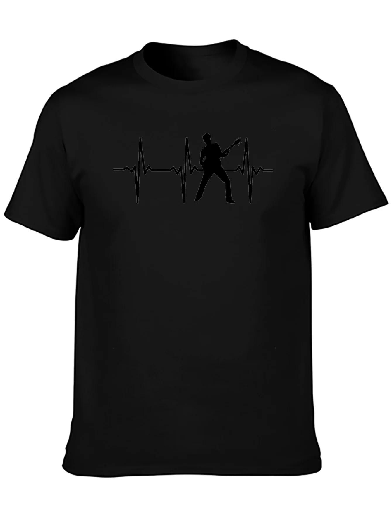 Guitarist Heartbeat Graphic T-Shirt