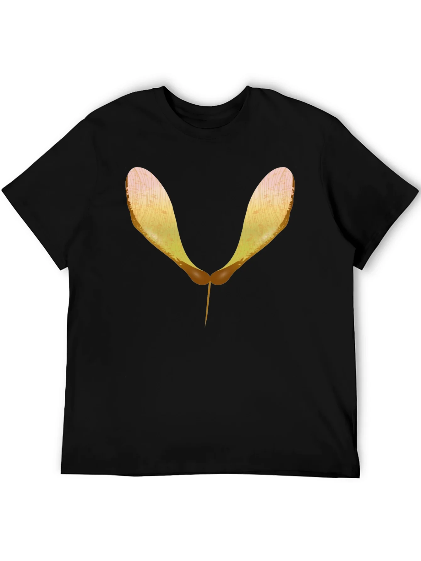 Sycamore Seed Graphic Tee - Black Casual T-Shirt