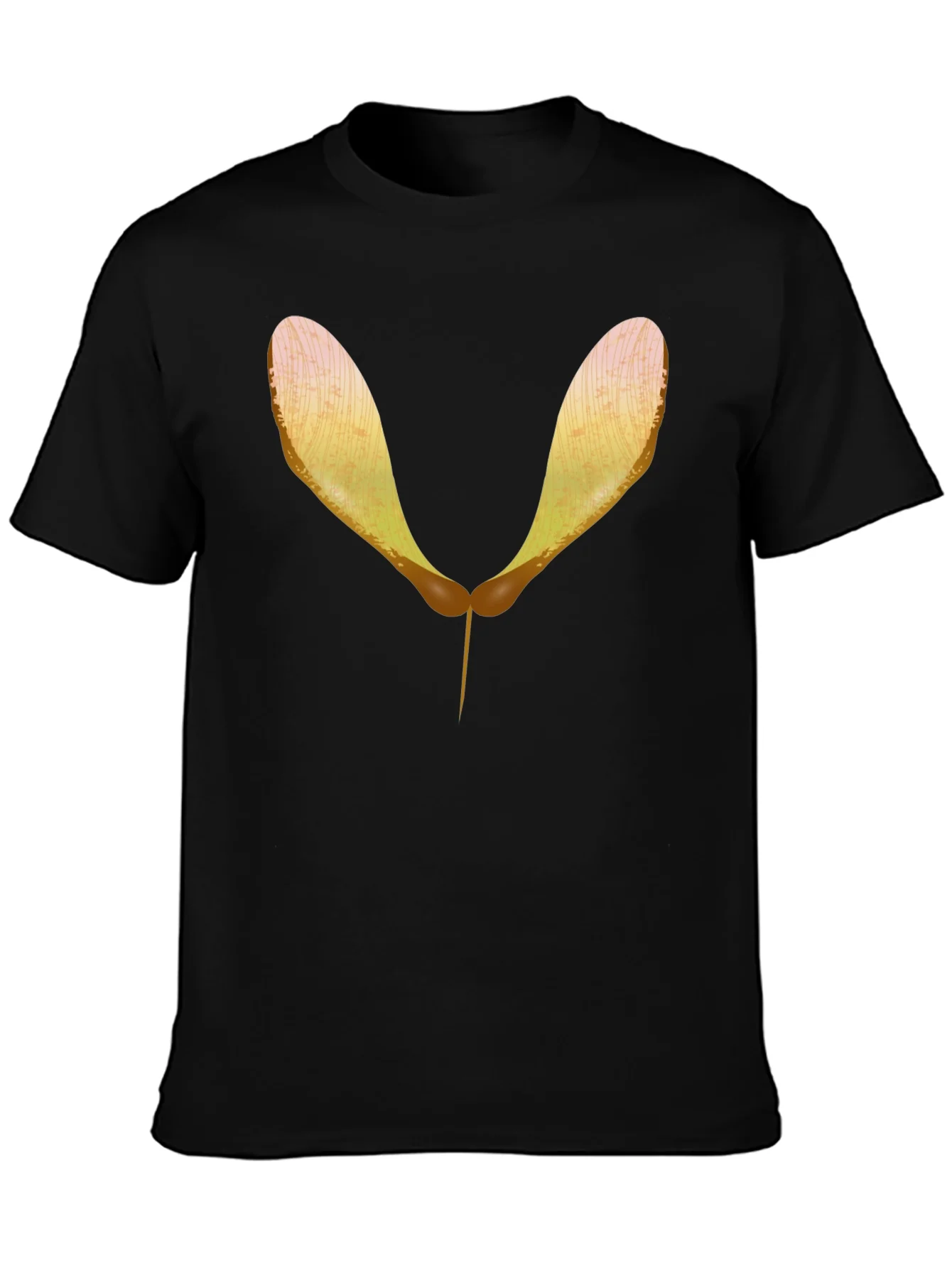 Sycamore Seed Graphic Tee - Black Casual T-Shirt