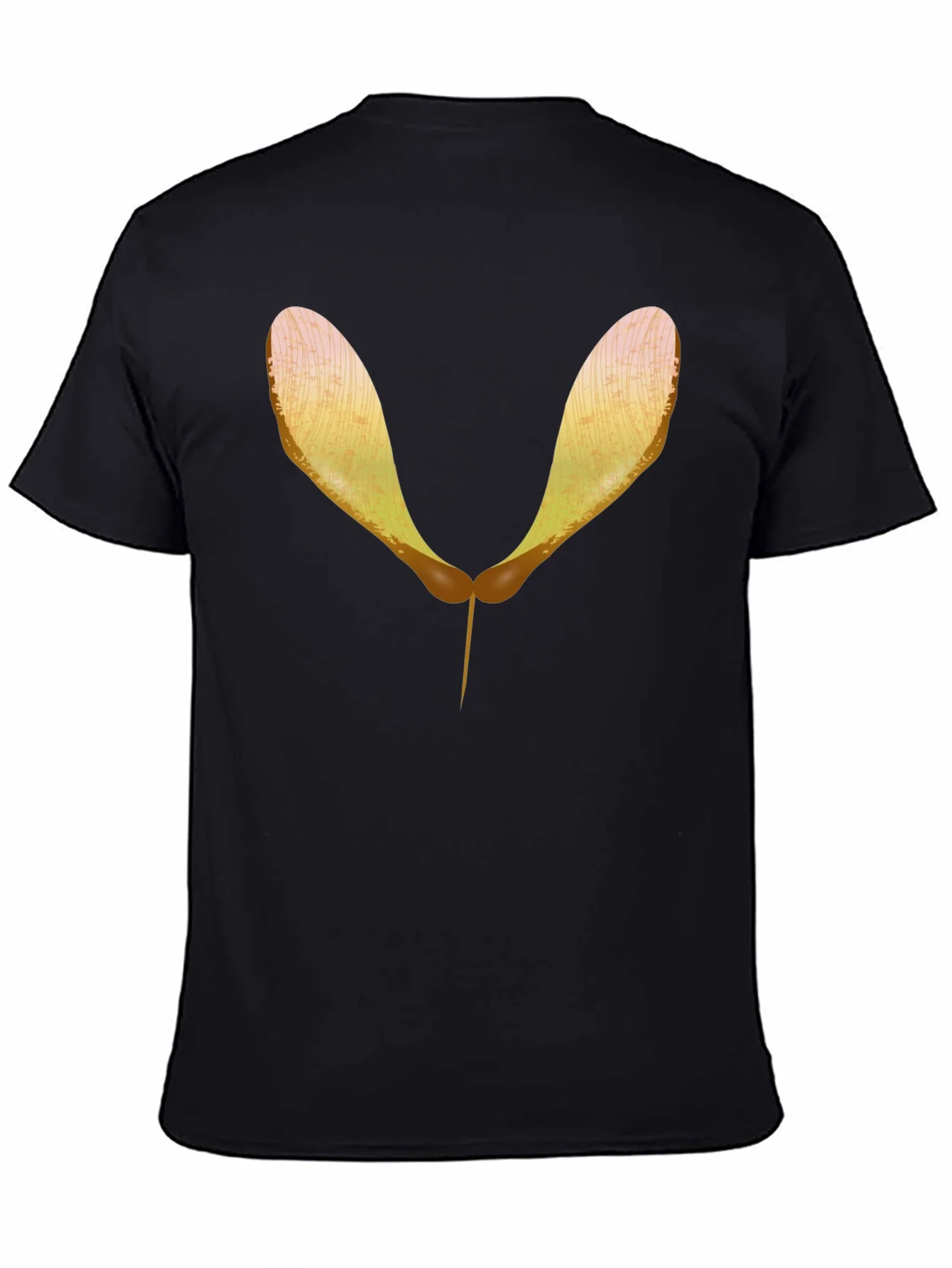 Sycamore Seed Graphic Tee - Black Casual T-Shirt