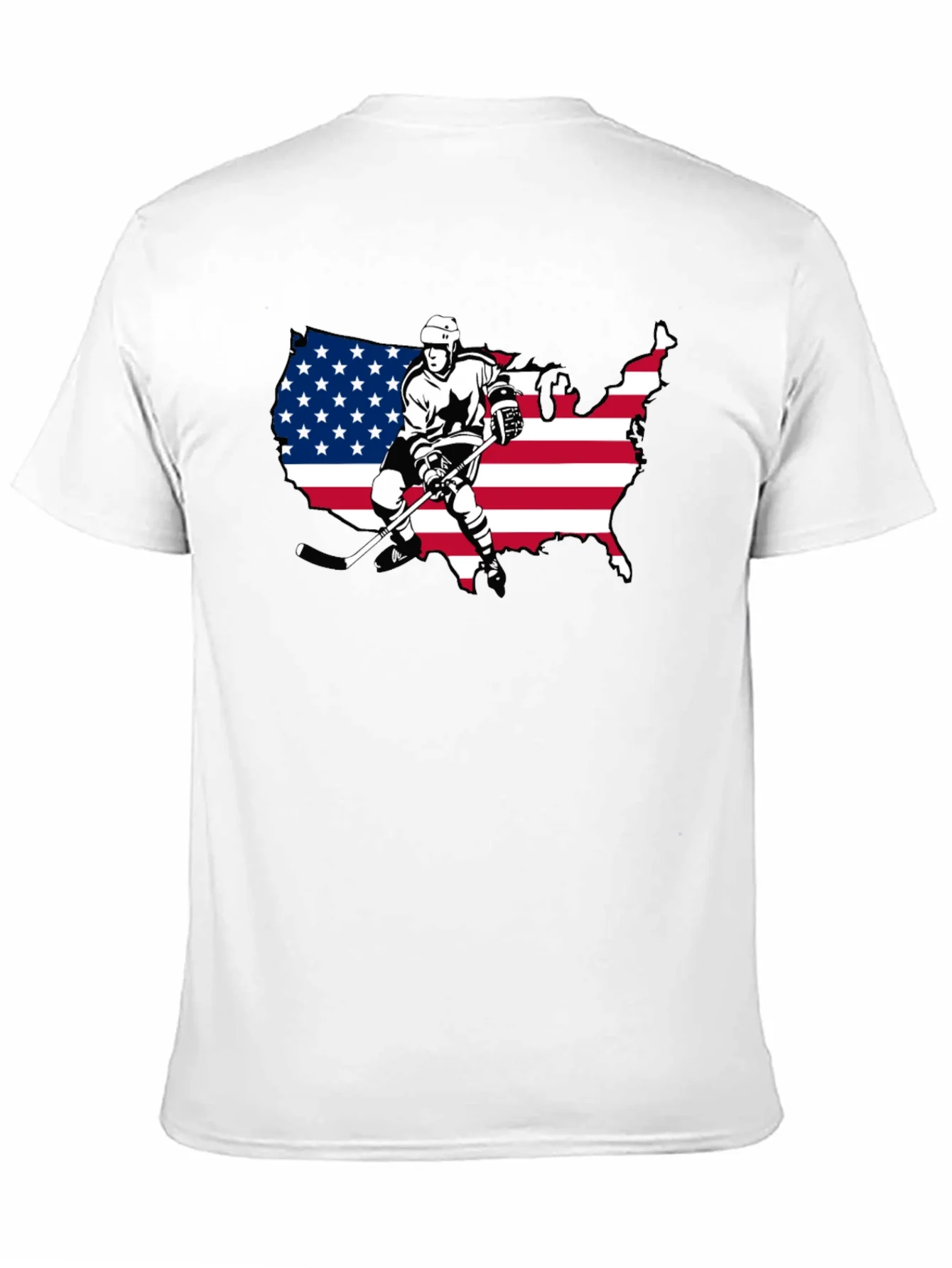 USA Hockey Graphic Tee - Patriotic Style