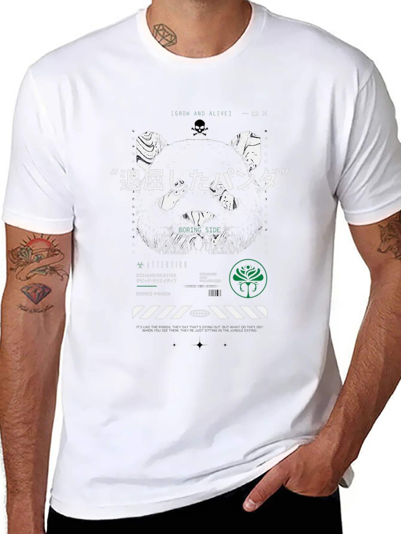 Bored Panda Graphic T-Shirt - Unique Streetwear Design
