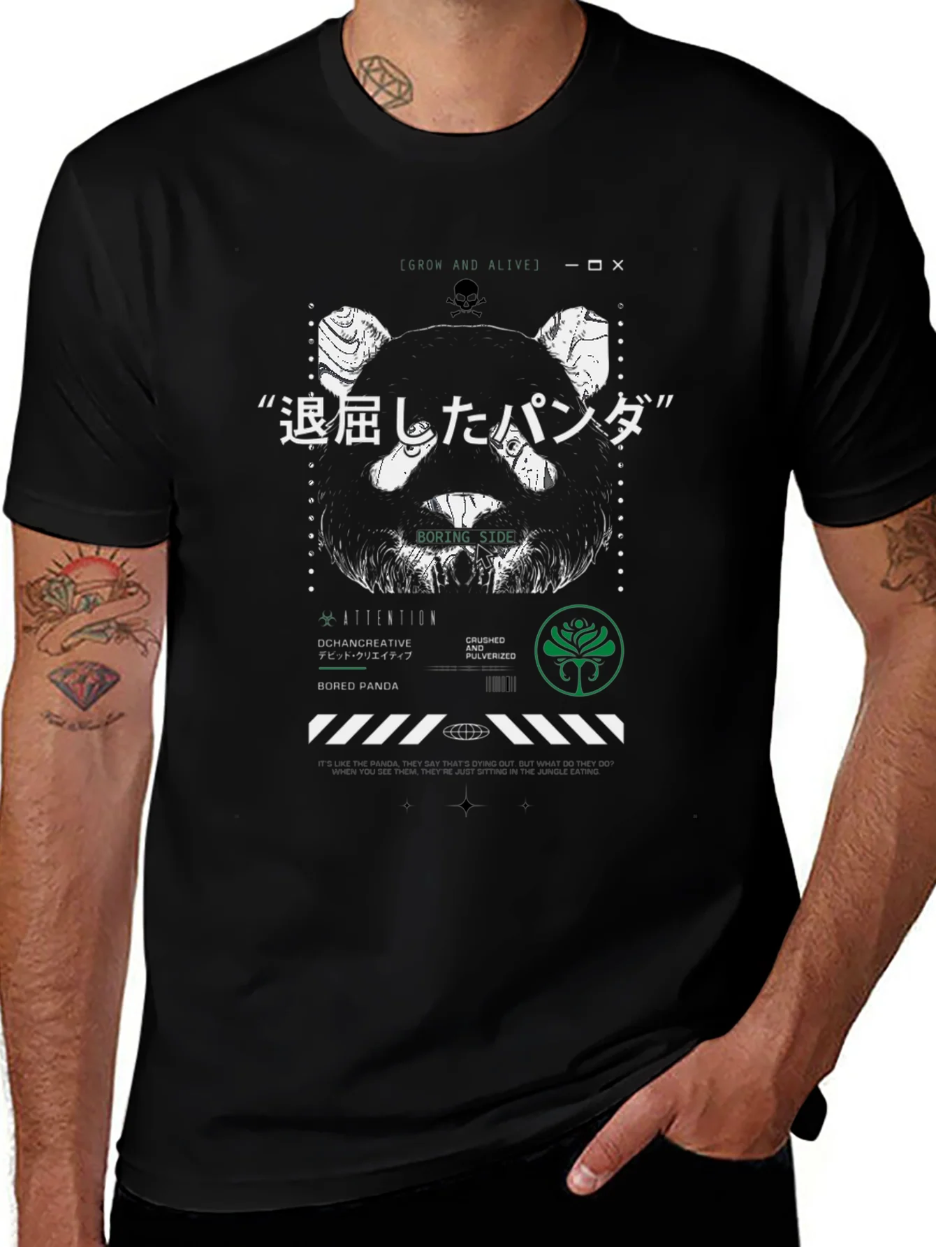 Bored Panda Graphic T-Shirt - Unique Streetwear Design